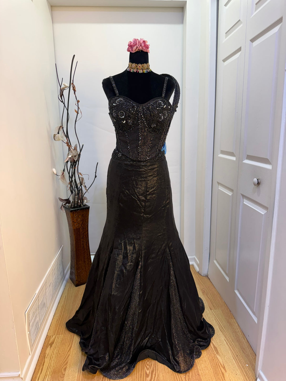 Black Mermaid Lehnga Saree