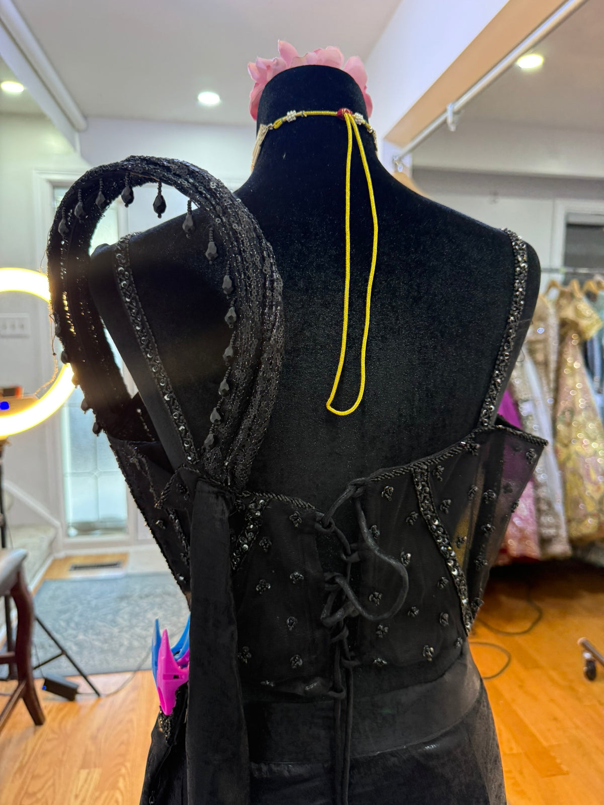 Black Mermaid Lehnga Saree