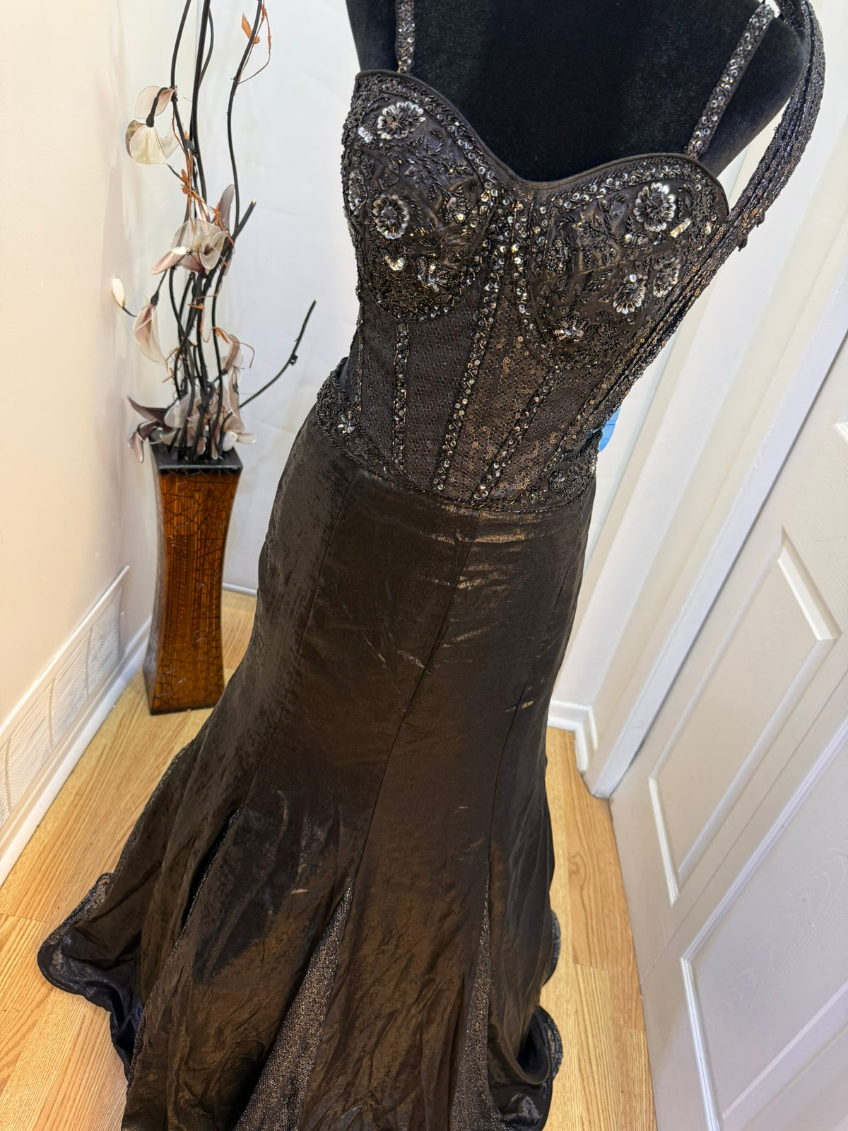 Black Mermaid Lehnga Saree