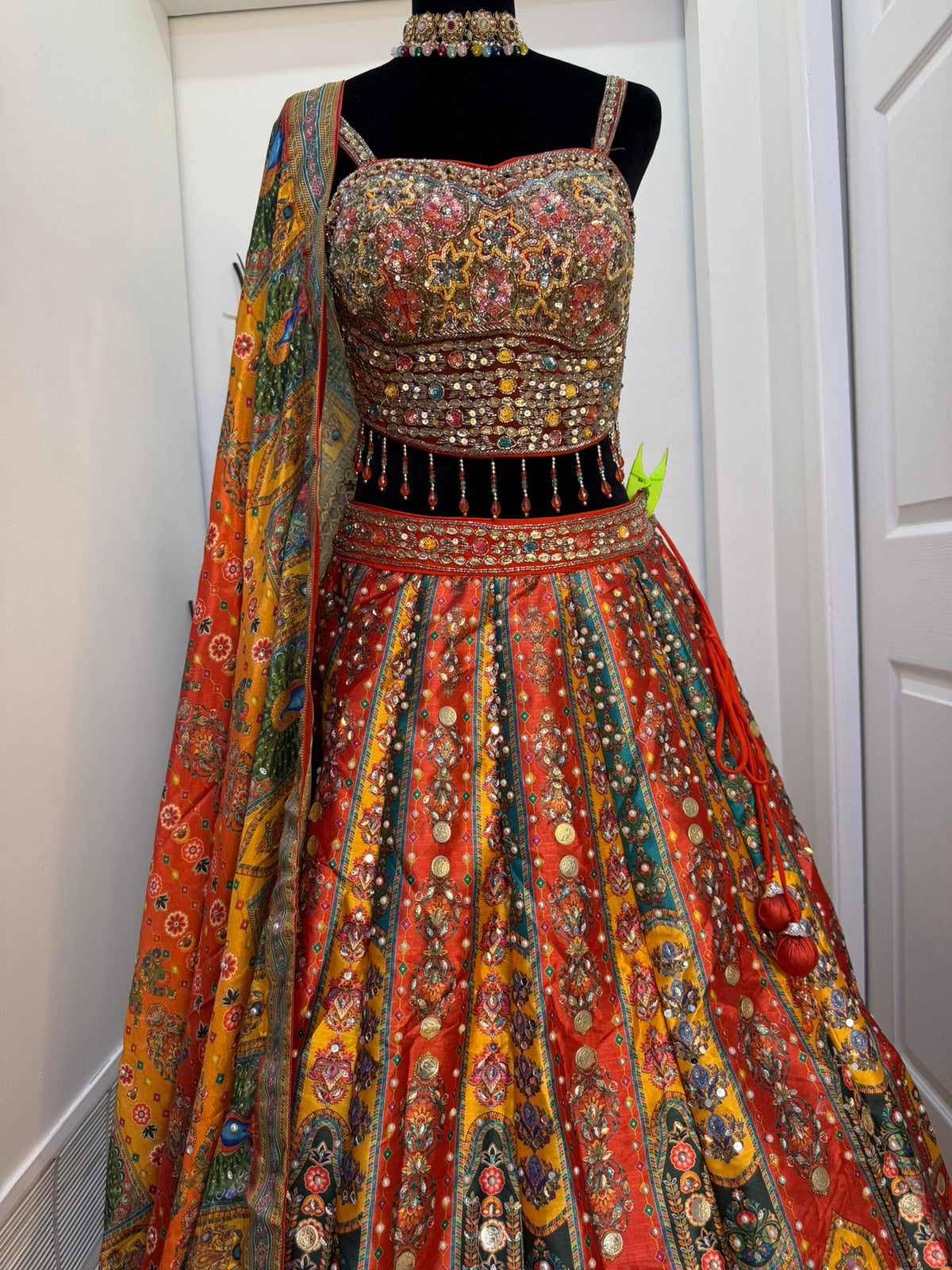 Multicolor PDP INSPIRED  Lehenga Choli Set